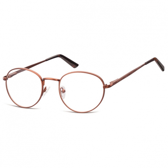 Lenonki zerowki Oprawki okulary korekcyjne SUNOPTIC 976D brązowe